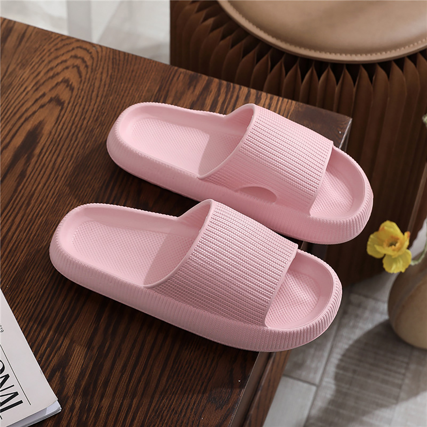 womens super soft eva thick platform slides minimalist and comfortable indoor bathroom non slip slippers womens slippers details 0