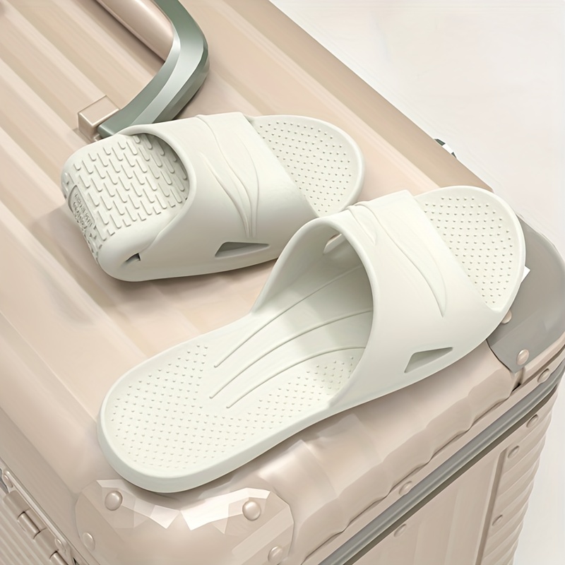 solid color slides casual slip on soft sole pillow slides lightweight bathroom home slides details 3