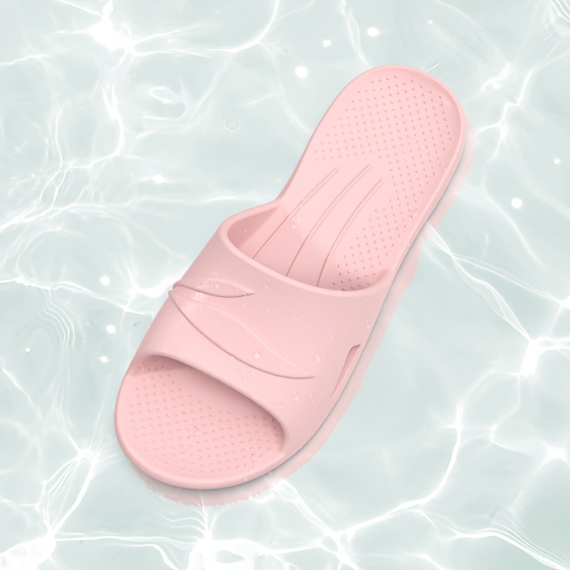 solid color slides casual slip on soft sole pillow slides lightweight bathroom home slides details 8