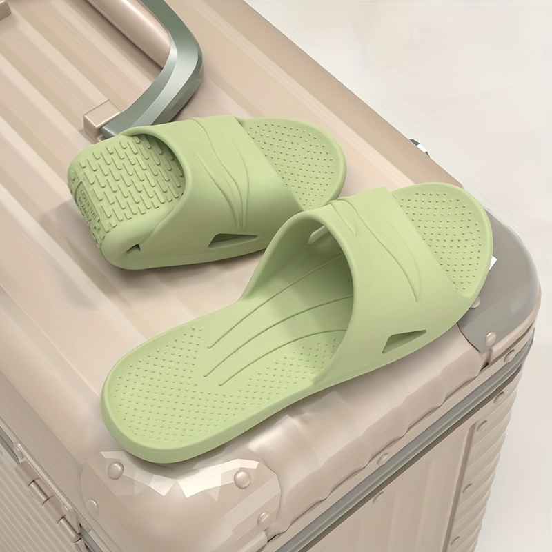 solid color slides casual slip on soft sole pillow slides lightweight bathroom home slides details 12