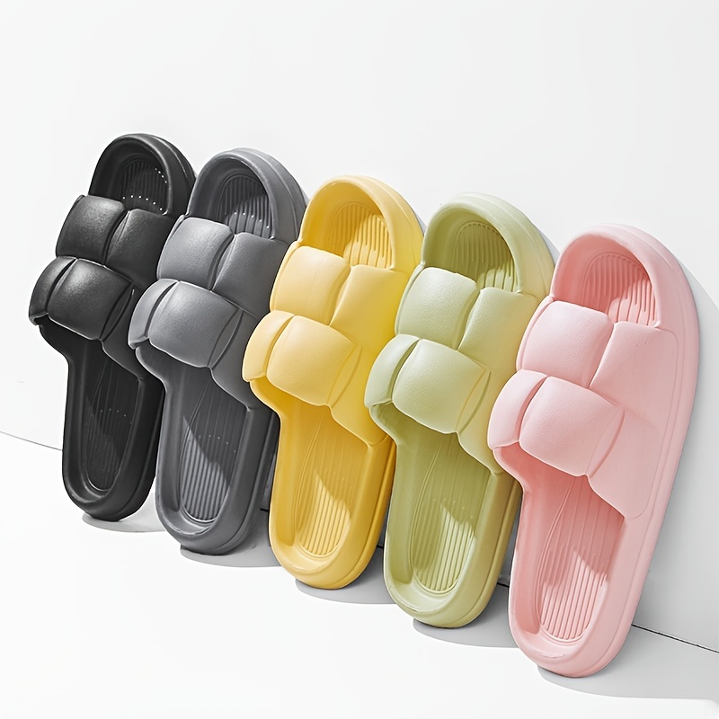 slippers eva material indoor and outdoor bathroom anti skid soft bottom silent quick drying slippers details 0