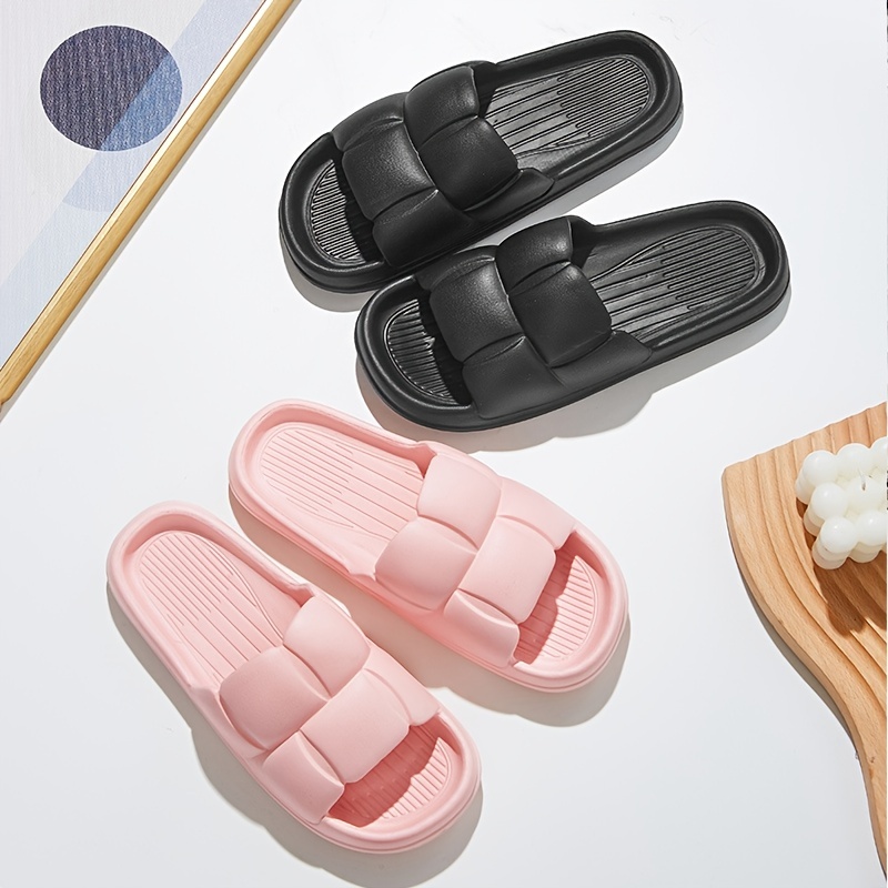 slippers eva material indoor and outdoor bathroom anti skid soft bottom silent quick drying slippers details 6