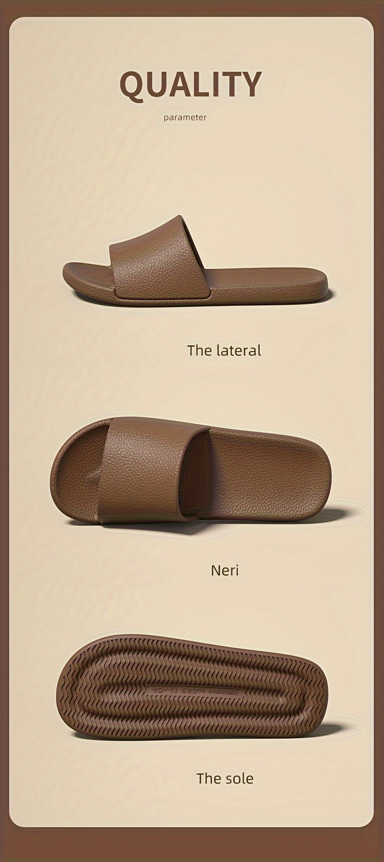 simple solid color slides casual open toe flat slip on shoes comfortable indoor home bathroom slides details 9